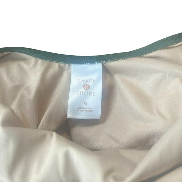 Women's‎ NWT Shade & Shore Plunge Front V-Wire One Piece Swimsuit Size Medium - Picture 6 of 7